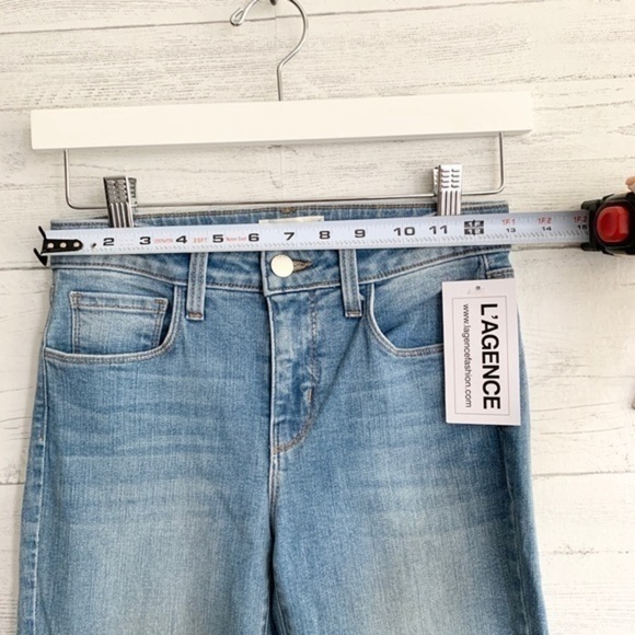 L’agence Midrise Distressed Skinny Jeans - Picture 6 of 9